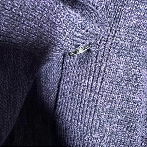 Lululemon Wrap It Up Merino Wool Sweater in Black Grape/Going Grape - Picture 7 of 15